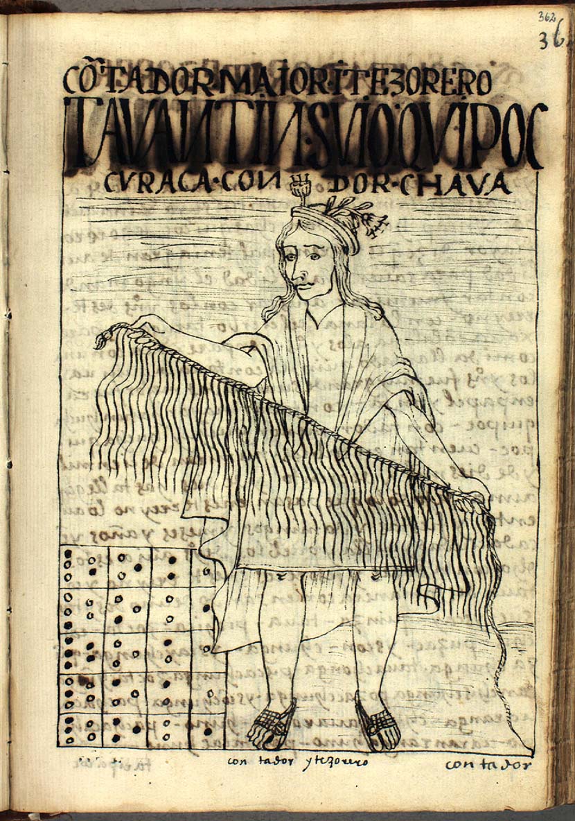 Inca accountant in a conquest chronicle